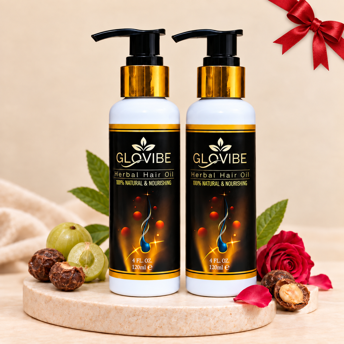 Herbal Hair Growth Oil Duo 120ml