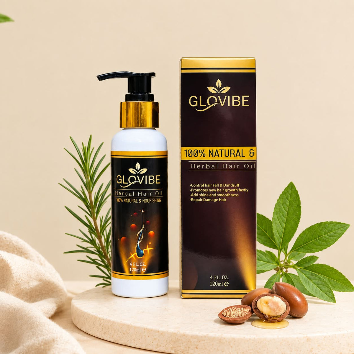 Herbal Growth & Repair Hair Oil 120ml